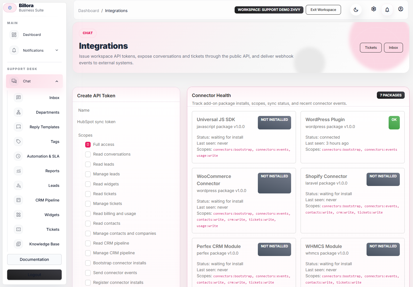 Channels screenshot
