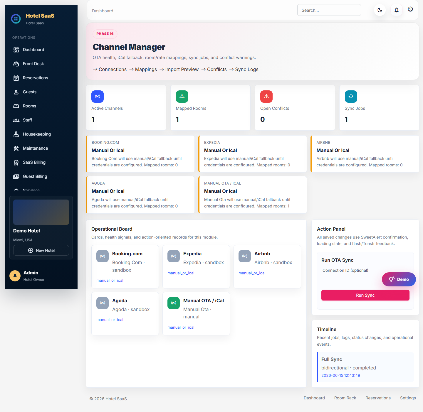 Channel manager