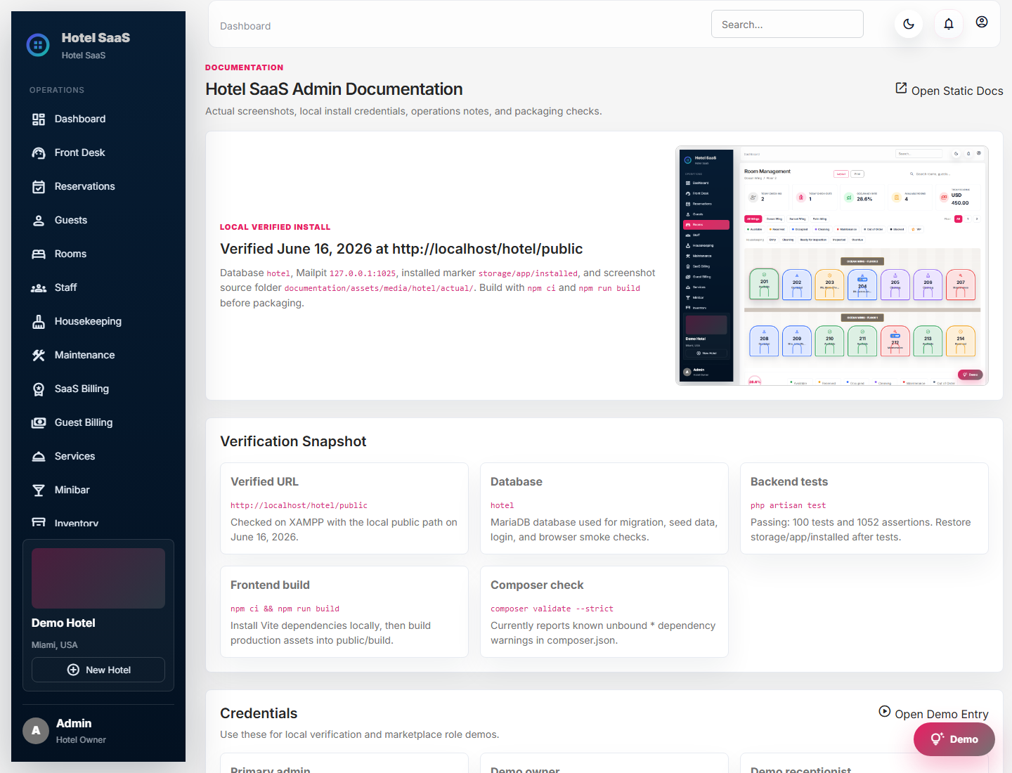 In-app documentation